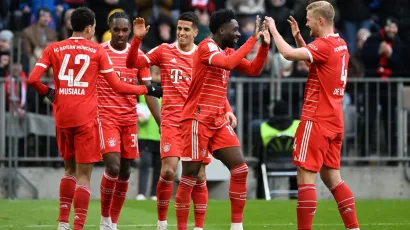 ‘Manita’ de Bayern Munich a Augsburg para asegurar el liderato de la Bundesliga