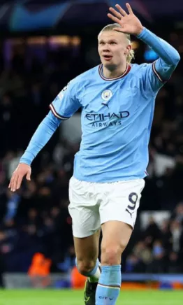 Cinco goles de Erling Haaland meten a Manchester City a cuartos en la Champions League