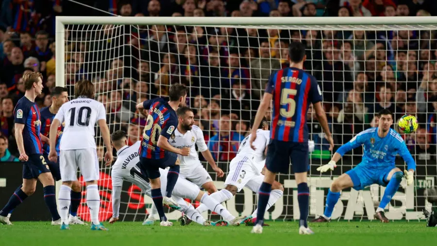 Sergi Roberto igualó El Clásico con su primer gol ante Real Madrid