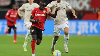 2. Moussa Diaby - Bayer Leverkusen - 36.52 km/h