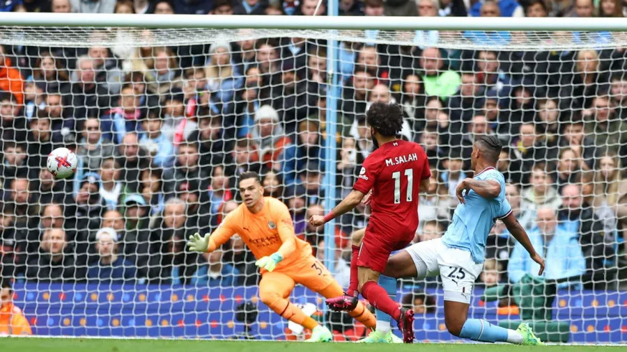 Cuarto gol del ‘Faraón’ a Manchester City esta temporada
