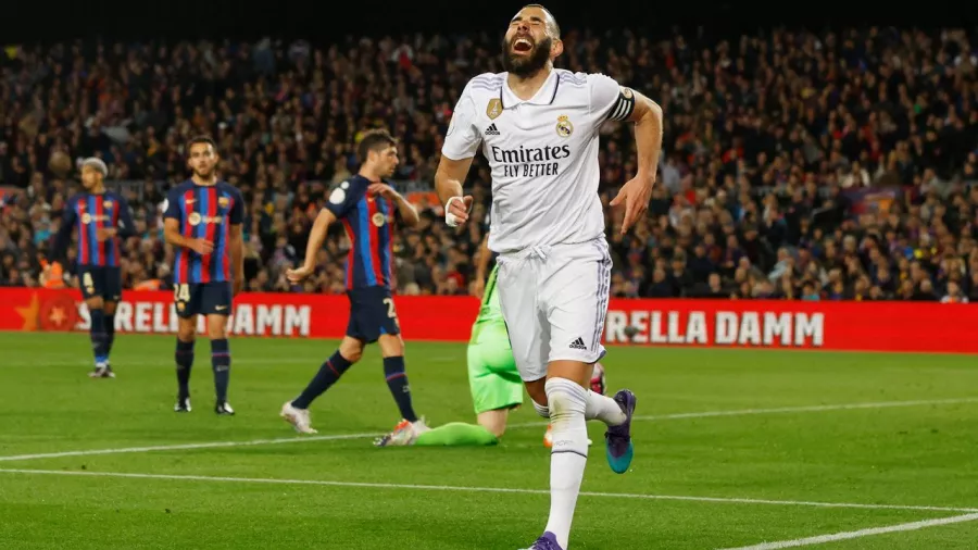 Karim Benzema destrozó a Barcelona y llevó a Real Madrid a la final de la Copa del Rey