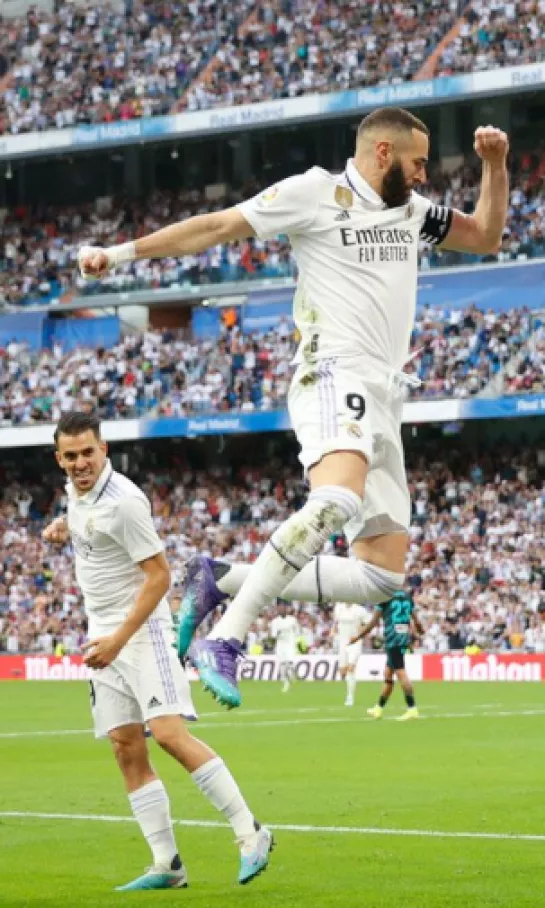 Real Madrid entrenó y goleó a Almería en La Liga; Karim Benzema agranda su leyenda