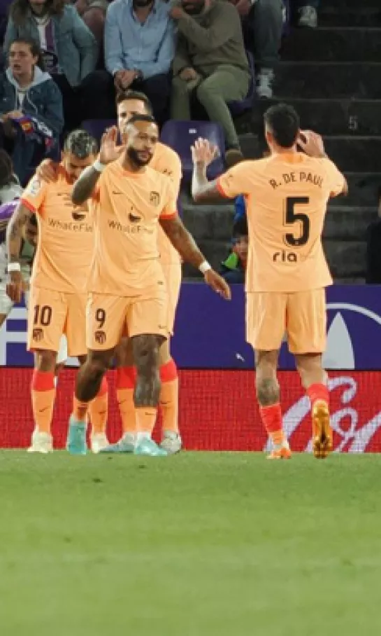 Atlético de Madrid venció a un combativo Valladolid