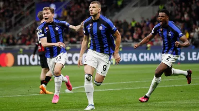 Inter pone la semifinal de la Champions League de cabeza con dos goles en tres minutos