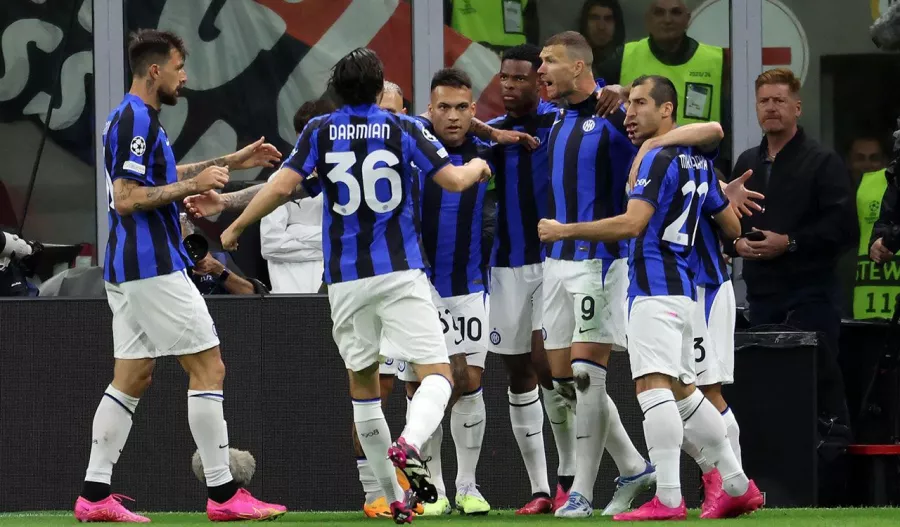El Inter celebra su medio boleto a la final