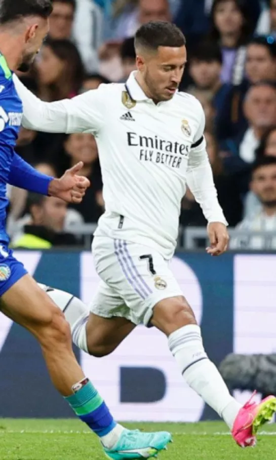 Eden Hazard volvió a jugar como titular con Real Madrid