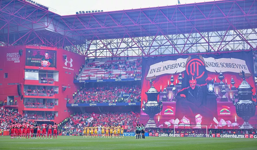 El inolvidable 'Tifo' del Toluca en las semifinales ante Tigres