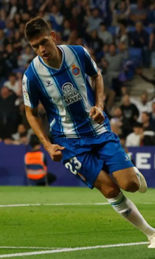 César Montes anotador y revulsivo del Espanyol de Barcelona