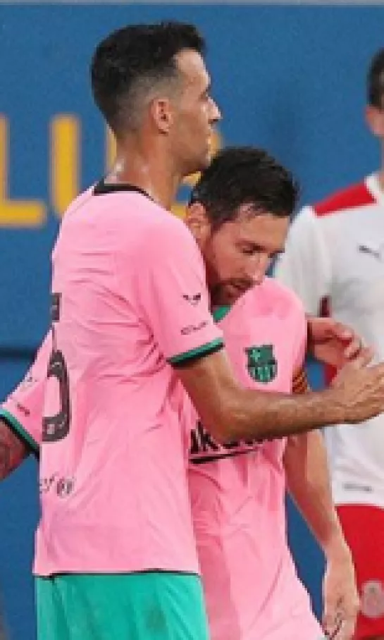 Leo Messi se despidió de Busquets y lo hizo a su estilo