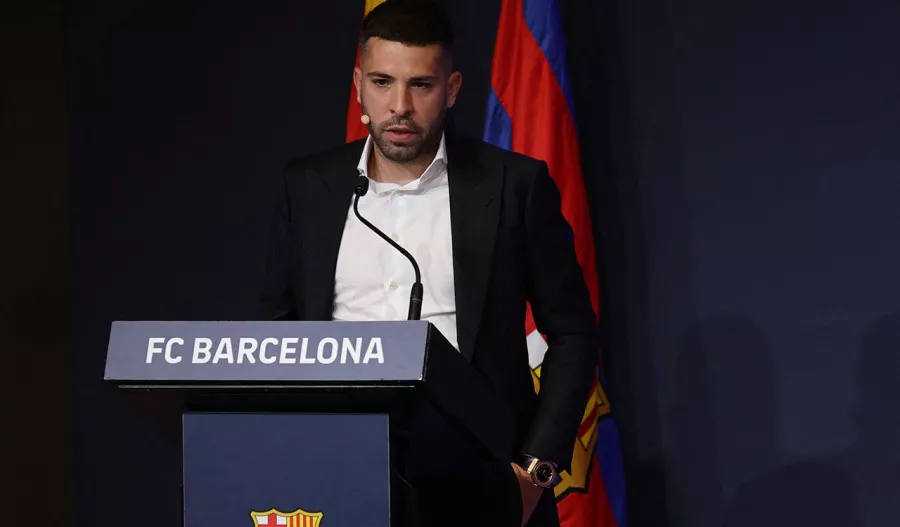 Así, la despedida de Jordi Alba del Barcelona