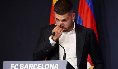 Así, la despedida de Jordi Alba del Barcelona