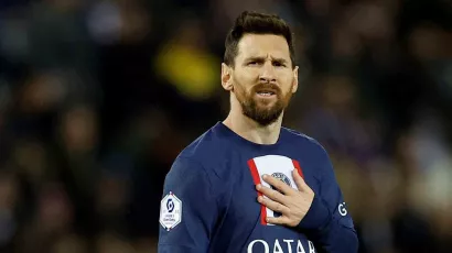 2. Lionel Messi, extremo derecho, Paris Saint-Germain. Valor en el mercado: 45 millones de euros. Pretendido por Al-Hilal, Barcelona e Inter Miami.