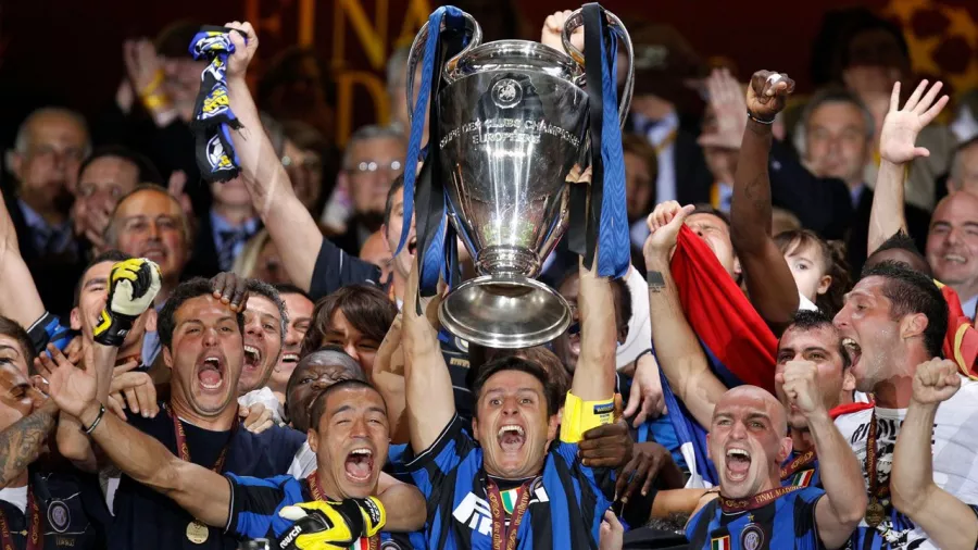 Inter ganó la Champions League por última vez logrando el triplete