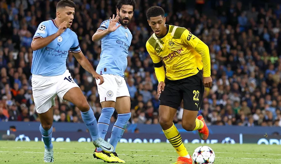 Jornada 2: Manchester City 2-1 Borussia Dortmund. 14 septiembre 2022 