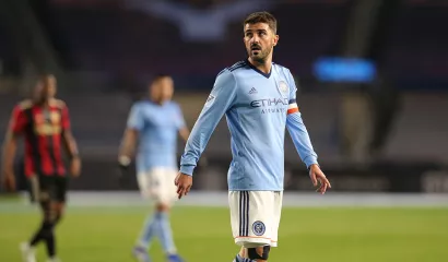 3. David Villa (NY City FC) En total jugó más de cinco años en la MLS en dos etapas. Superó los 76 goles y 20 asistencias en 117 partidos. Marcó 3 tantos en postemporada.