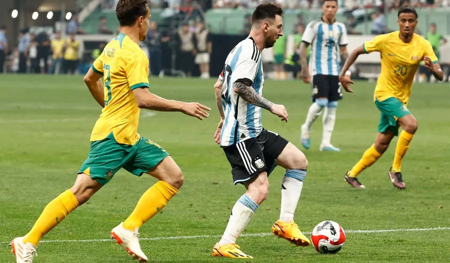 Leo Messi, el 'alma de la fiesta argentina' ante Australia
