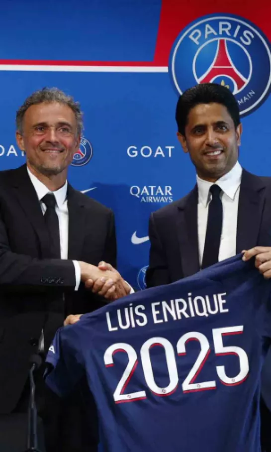 El Paris Saint-Germain presentó a Luis Enrique