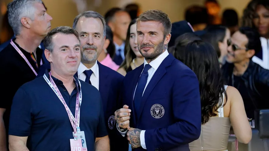 David Beckham, el orgulloso propietario del equipo rosa