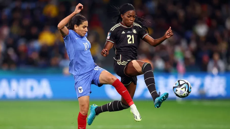 Jamaica frenó a Francia y sumó su primer punto en el Mundial Femenino