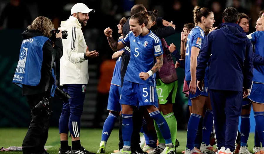 En el segundo partido del grupo G, Italia logró superar a Argentina, el rival más duro del grupo por 1-0.