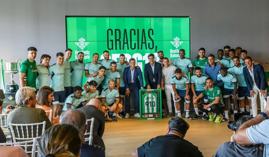 Así fue el adiós de Sergio Canales con el Real Betis