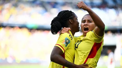 Catalina Usme y Linda Caicedo le dieron el triunfo a Colombia.