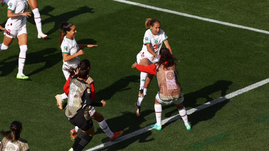 Marruecos que debutó en la Copa del Mundo conquistó su primer triunfo tras vencer 1-0 a Corea del Sur que quedó eliminada 