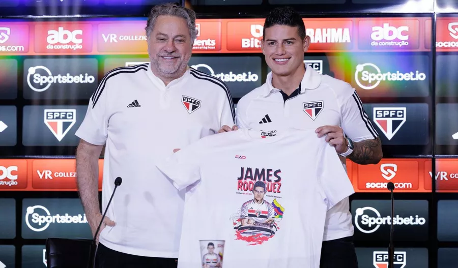 James Rodríguez inicia una nueva aventura; ahora con Sao Paulo