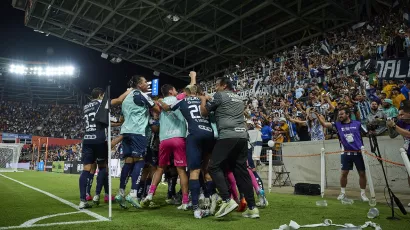 Así celebró Canales la victoria de último minuto en este clásico regio de Leagues Cup.