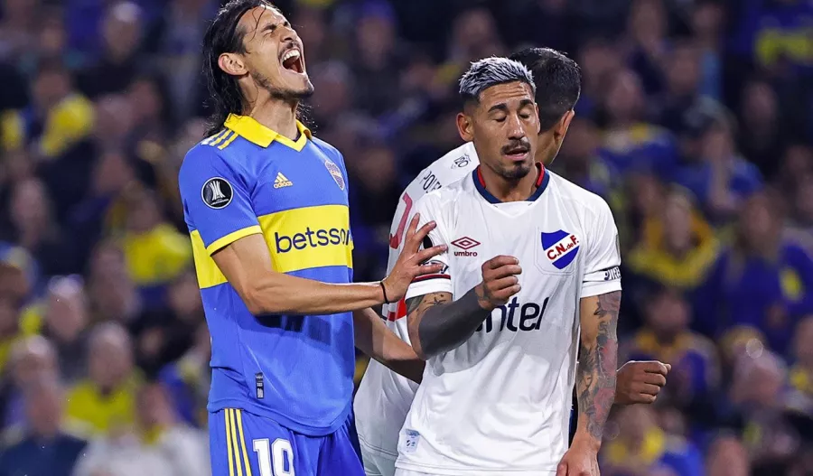 El insípido debut de Edinson Cavani con Boca Juniors
