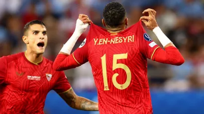 En-Nesyri es el segundo marroquí en marcar en la Supercopa de Europa