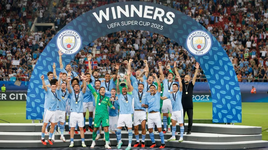 Primera Supercopa de Europa en la historia de Manchester City