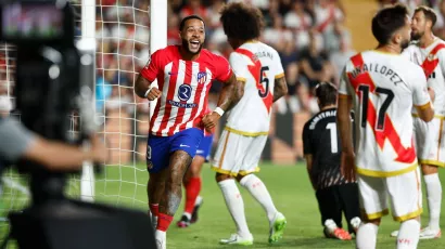 El 2-0 más rápido a favor del Atlético jugando como visitante en Vallecas