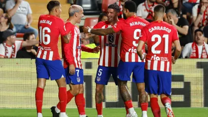 Goleada histórica del Atlético de Madrid sobre Rayo Vallecano en La Liga