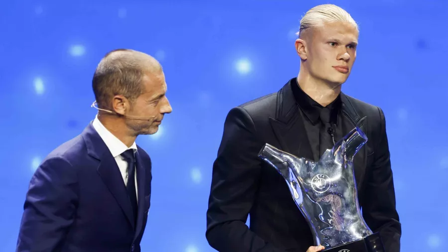 Jugador del Año: Erling Haaland, Manchester City y Selección Noruega.