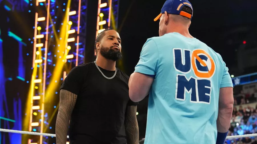 John Cena volvió a SmackDown y Jimmy Uso lo entendió