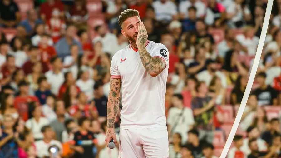 Conmovido hasta las lágrimas; así Sergio Ramos en su regreso a Sevilla
