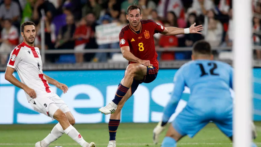 En 45 minutos, España golea a Georgia