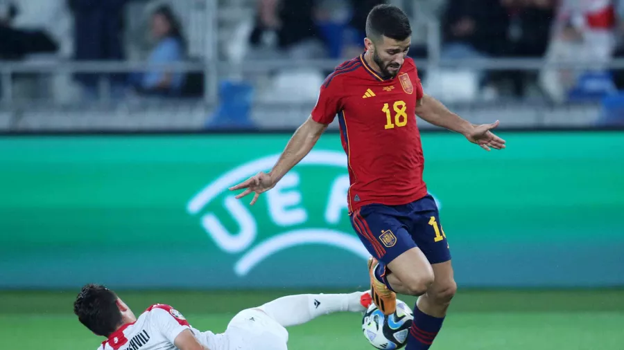 En 45 minutos, España golea a Georgia