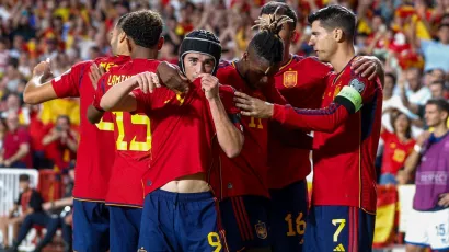 Gavi ha marcado con España en Copa del Mundo, Nations League, eliminatorias y amistosos