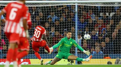 Primer gol del ghanés en la fase de grupos de la Champions League