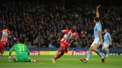 Osman Bukari sorprendió a Manchester City en la Champions League