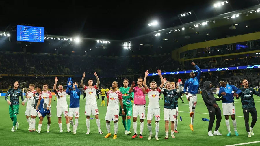 RB Leipzig se anota la primera victoria de la Champions League 2023-2024