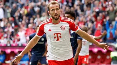 Primer 'Hat trick' de Harry Kane en la Bundesliga en donde suma siete goles en cinco partidos