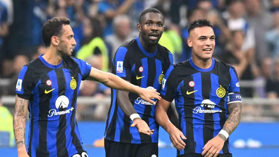 9. Inter: Lautaro Martínez, 6 goles y 1 asistencia, y Marcus Thuram, 2 goles y 4 asistencias