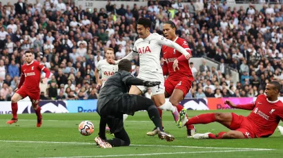 Heung Min Son marcó el 1-0 al 36