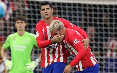 7. Atlético de Madrid vs. Real Sociedad (La Liga) domingo 8 de octubre. Los colchoneros quieren una victoria más para llegar a cuatro triunfos al hilo.