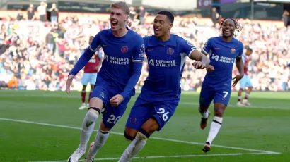 Primer tanto de Palmer en la Premier League, también primero con la camiseta de Chelsea