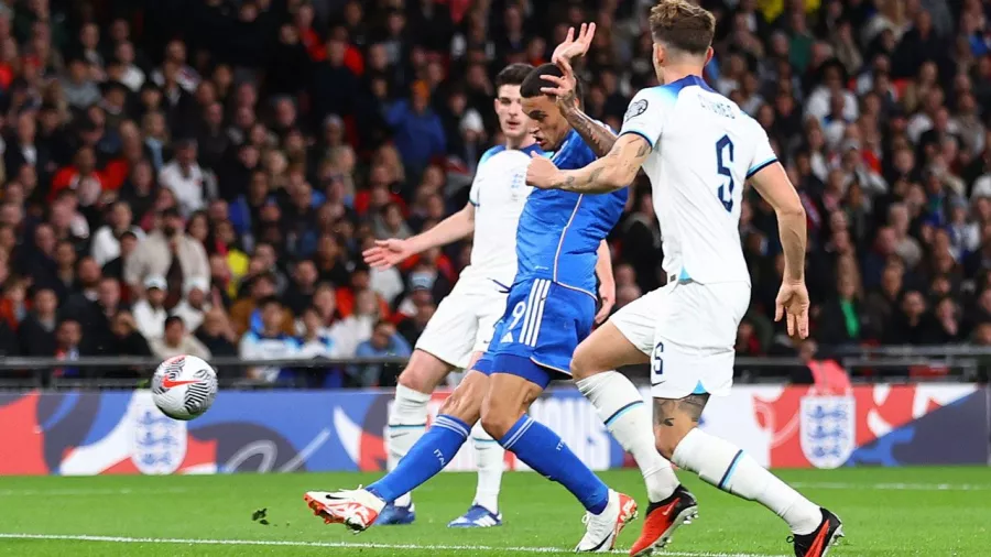 El delantero abrió el marcador en el duelo entre Inglaterra e Italia en Wembley